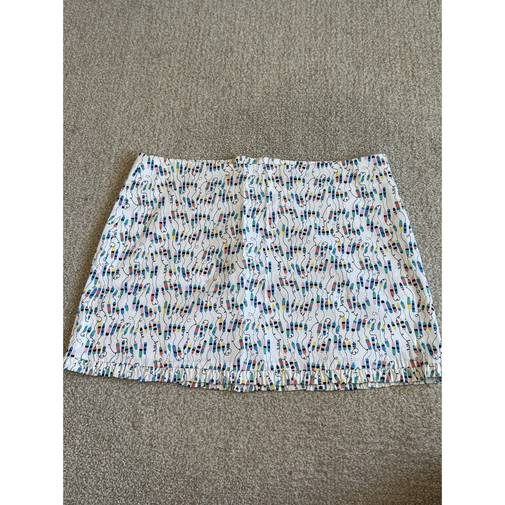 Lilly Pulitzer Sz 6 Oh Buoy Bobbers Callie Skirt White Ruffle Bottom